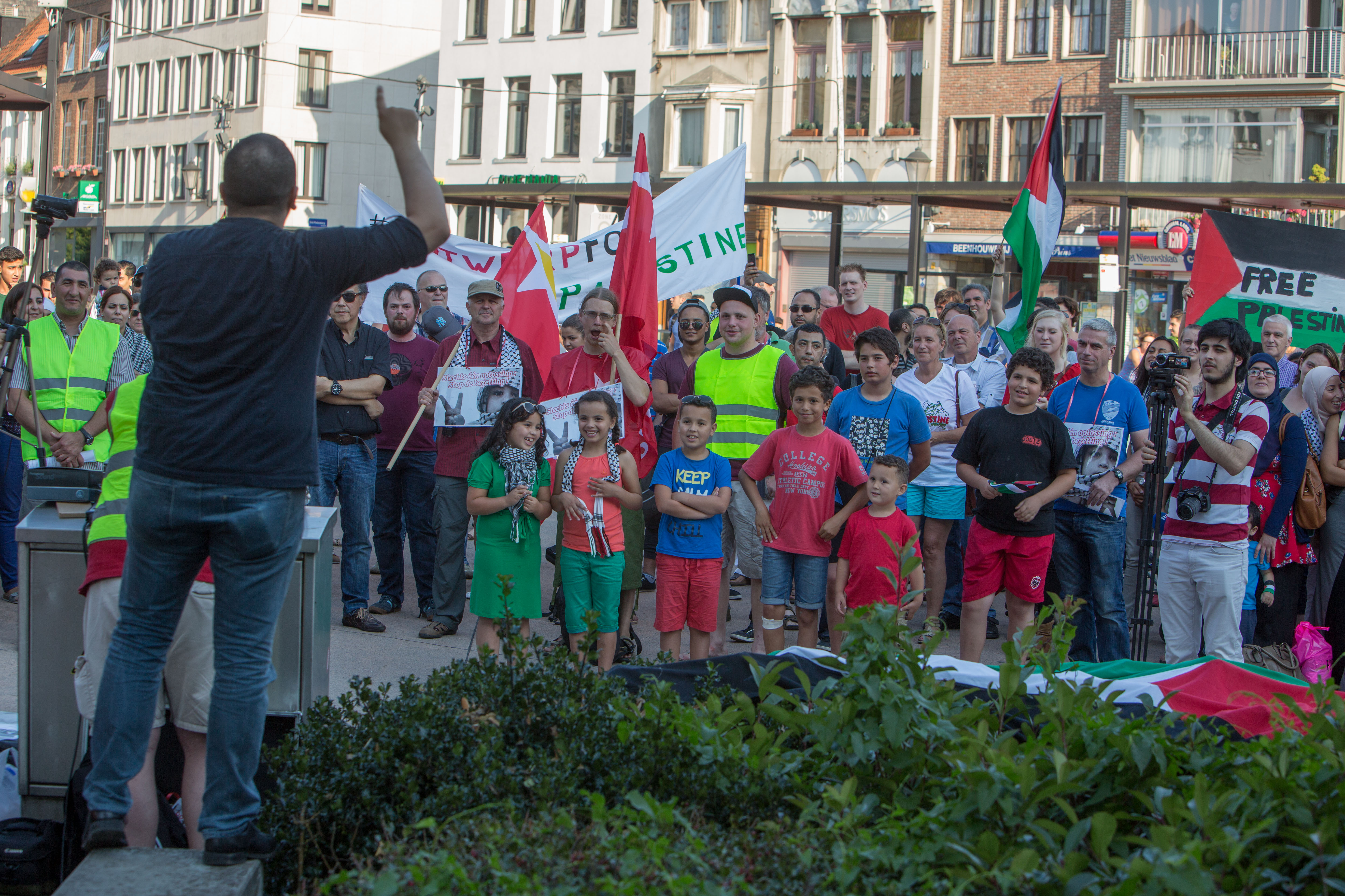 Vreedzame Betoging Op Veemarkt Tegen Oorlog In Gaza Mechelen Gazet