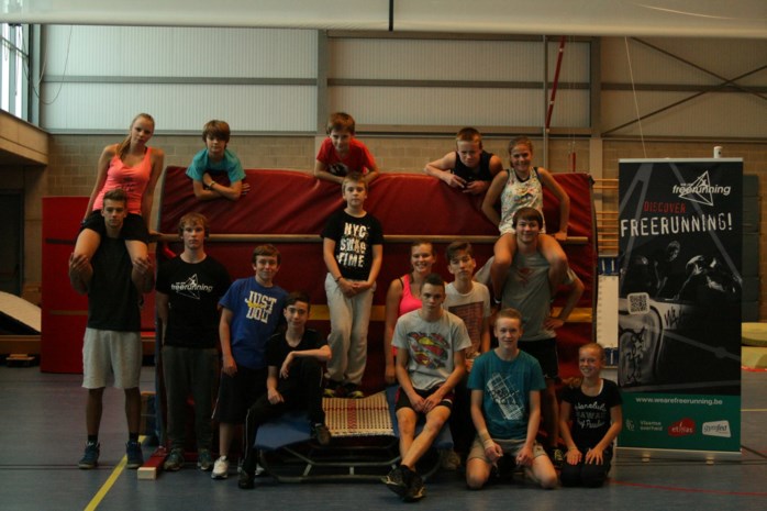 Freerunning nieuwe discipline bij Wommelgemse Turners