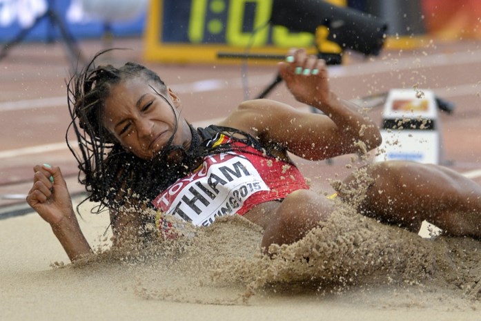 Nafissatou Thiam verbetert Belgisch record verspringen in ...