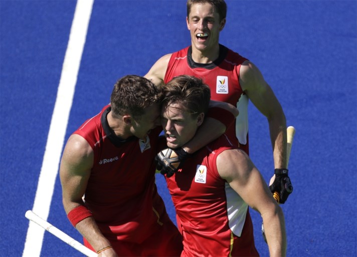 Belgische hockeymannen naar olympische halve finale tegen Nederland