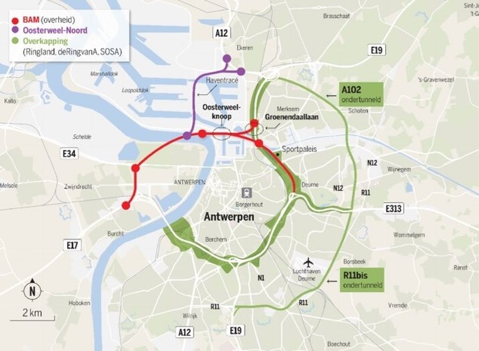 Wat nu met Oosterweel? De drie scenario’s