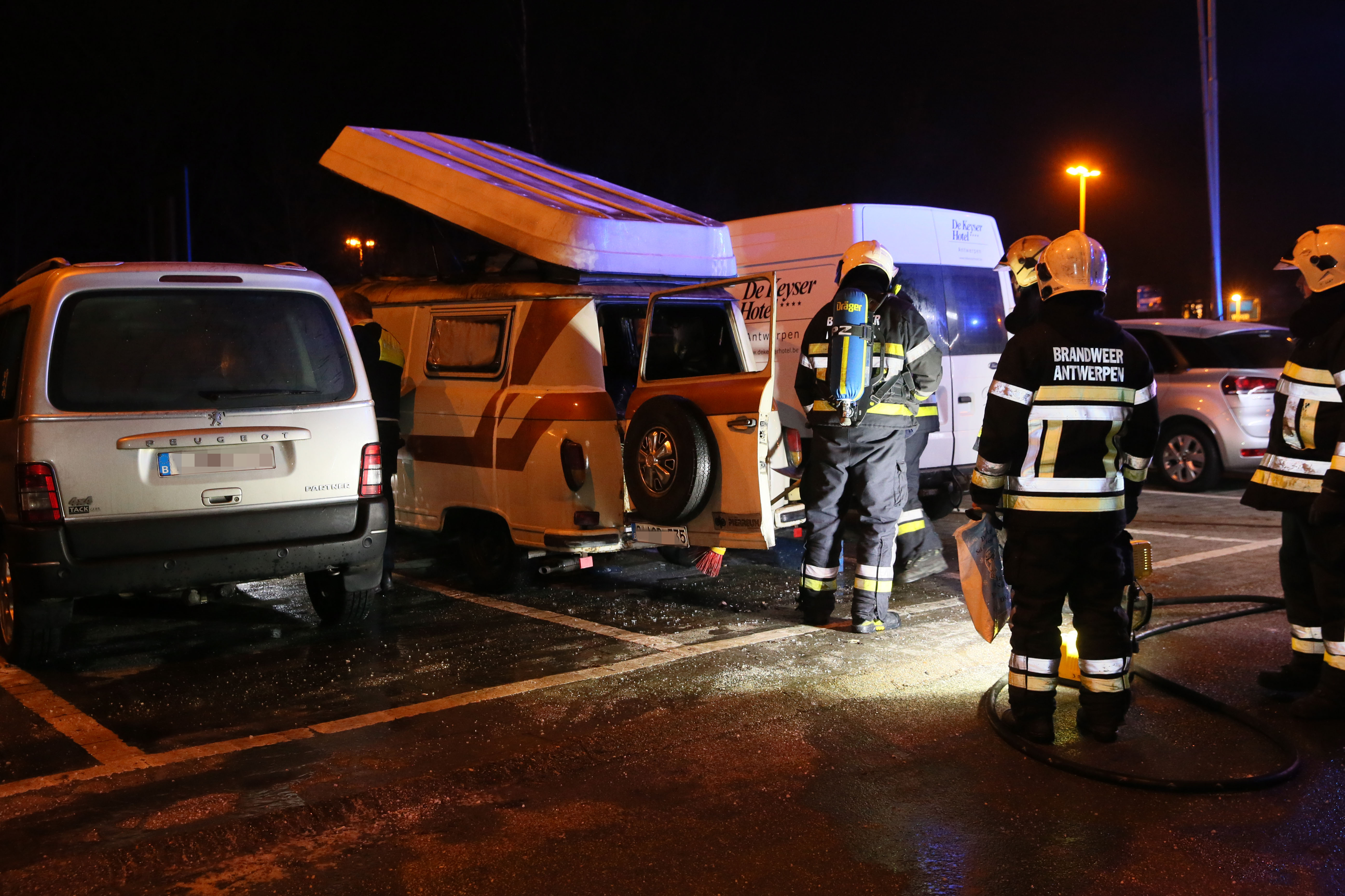 Bestelwagen Brandt Uit Aan Gerard Le Grellelaan Kiel Gazet Van