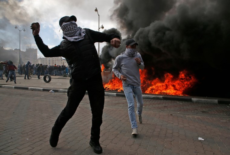 Rellen breken los in Palestina, Hamas spreekt van “oorlogsverklaring” door Trump