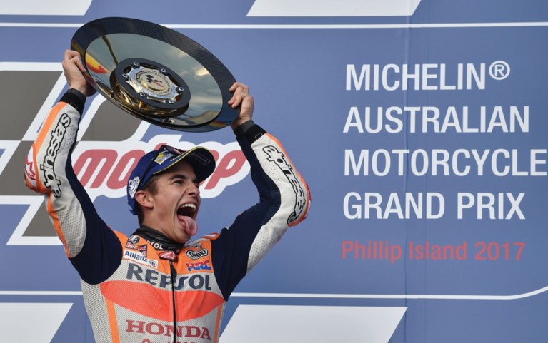Wereldkampioen MotoGP Marc Marquez verlengt contract bij Repsol Honda