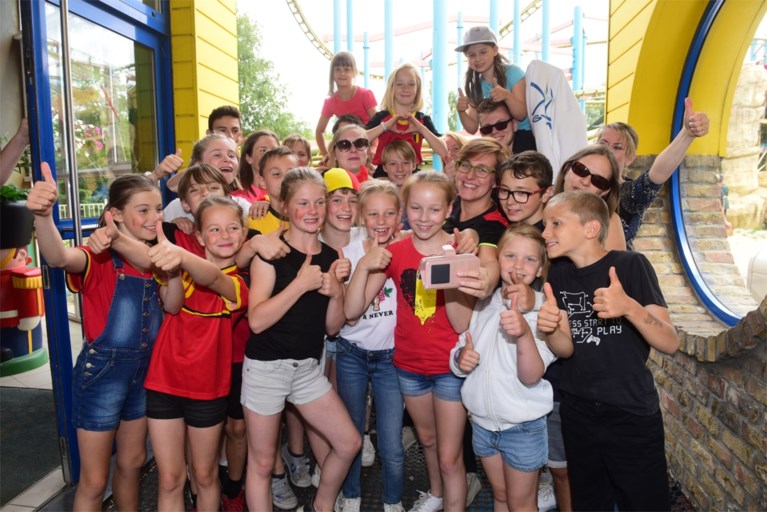 IN BEELD. Zo beleefde Bobbejaanland de Belgische zege