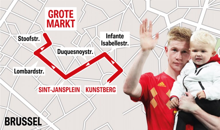 Alles wat u moet weten over de huldiging van de Rode Duivels in Brussel