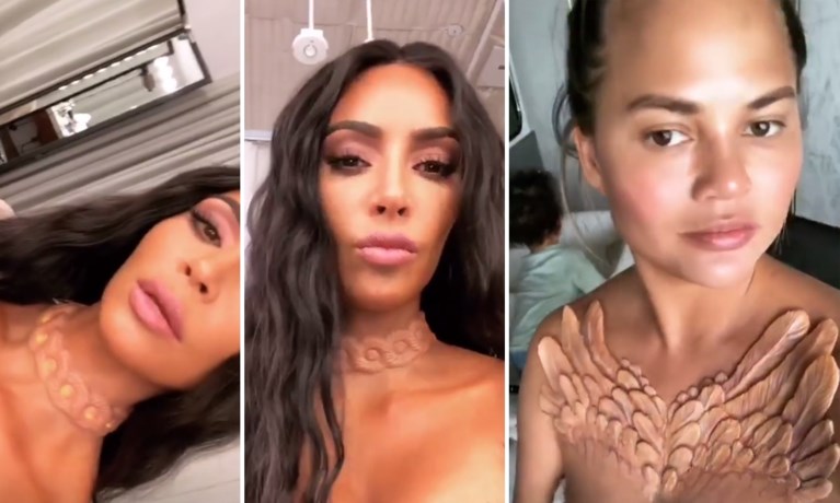 Kim Kardashian toont haar griezelige juwelen