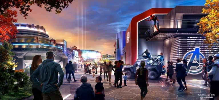Disneyland Paris toont eerste beelden: zo zal het nieuwe Marvel-land er gaan uitzien