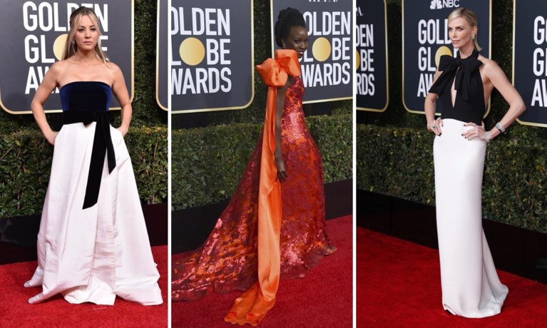 Beha’s bloot en strikken troef: BV-stylist spot trends op rode loper van de Golden Globes