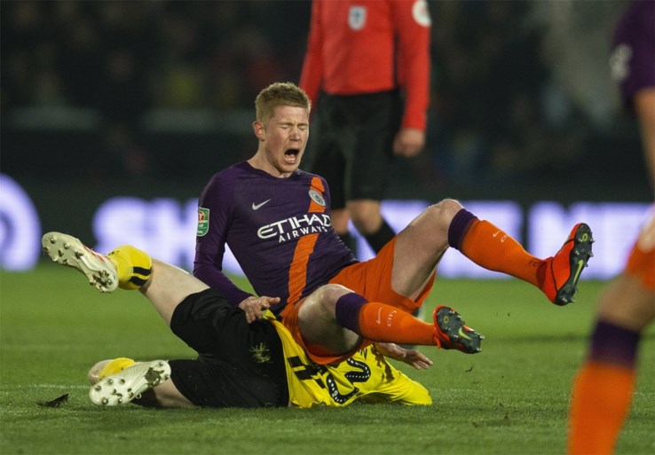 De Bruyne en City zijn lief voor Burton in terugmatch halve finale League Cup