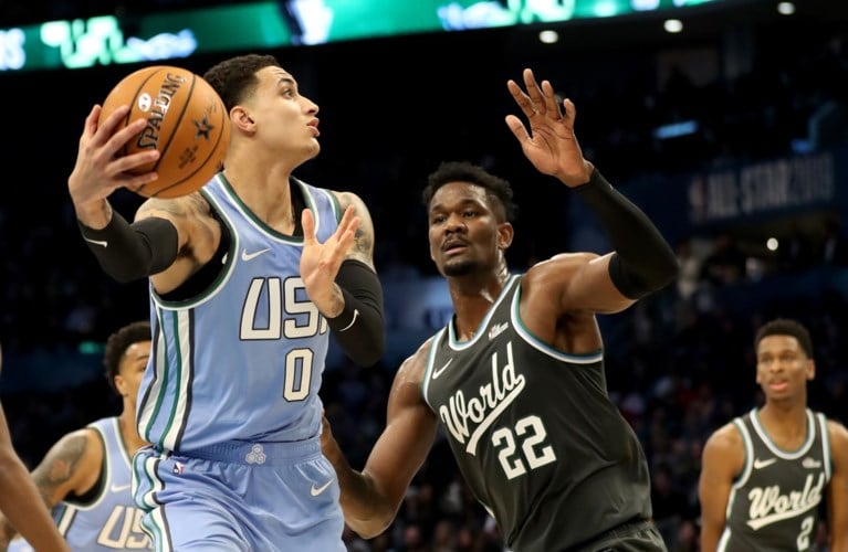 NBA. Kyle Kuzma leidt VS naar winst tegen wereldselectie in opwarmertje voor All Star Game