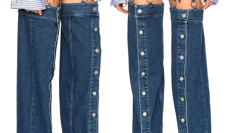 Ongelijke pijpen of zelfs geen stof: zo probeerden ontwerpers de jeans opnieuw uit te vinden