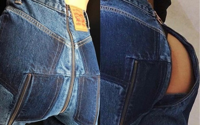 Ongelijke pijpen of zelfs geen stof: zo probeerden ontwerpers de jeans opnieuw uit te vinden
