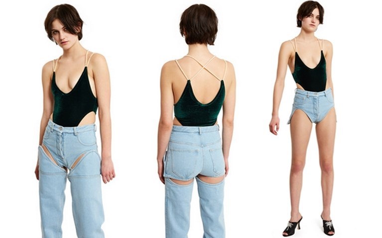 Ongelijke pijpen of zelfs geen stof: zo probeerden ontwerpers de jeans opnieuw uit te vinden