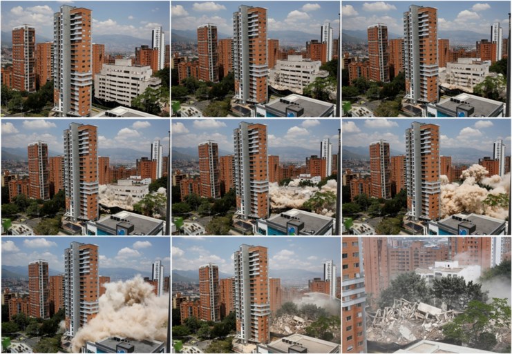 Toeristische trekpleister verdwenen in drie seconden: Colombia blaast gebouw op waar Pablo Escobar woonde