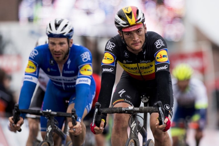 REACTIES. Patrick Lefevere lyrisch over winnaar Bob Jungels: “Niet veel renners kunnen wat hij hier deed”