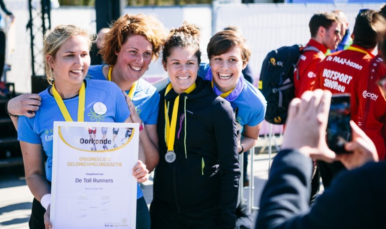 100km-run voor Kom op tegen Kanker levert ruim 1,4 miljoen euro op