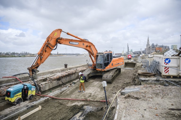 IN BEELD. Geweldig zicht over heraanleg Scheldekaaien vanop nieuwe uitkijkpunten