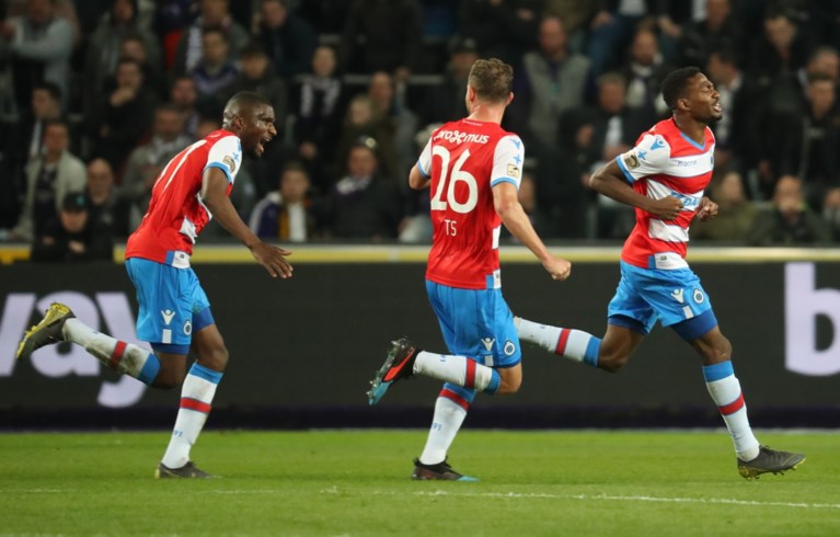 Club Brugge wint voor het eerst in 21 jaar in Anderlecht en nadert tot op 1 punt van Genk