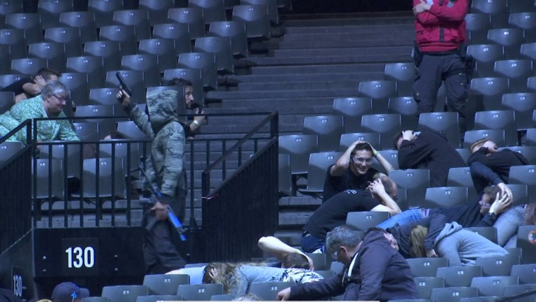 Grootschalige veiligheidsoefening in Antwerpse Sportpaleis: 1.100 figuranten zijn ‘slachtoffer’ van terreurdaad