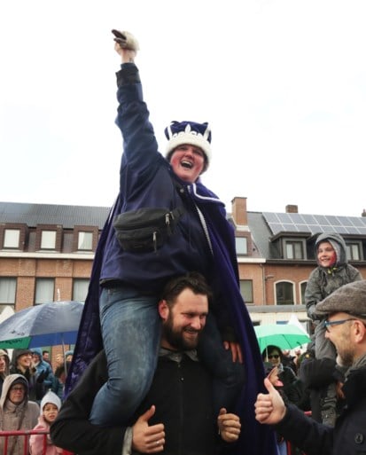 Ganzenkoningin Alke Roes overleeft hagelbollen en rukwinden