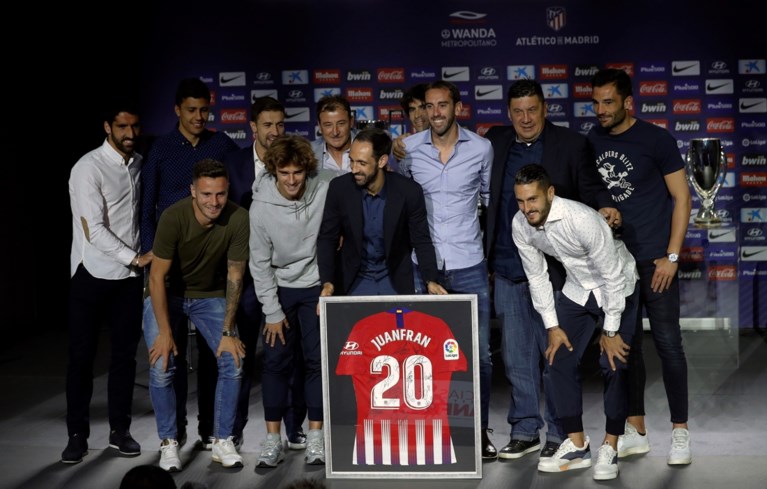 Geëmotioneerde Juanfran trekt deur bij Atlético Madrid achter zich dicht