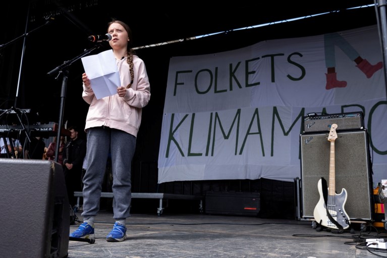 Zweedse activiste Thunberg roept op tot stem voor bescherming van klimaat