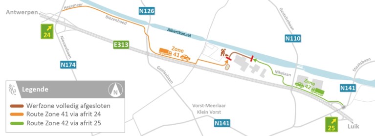 Nikelaan maand afgesloten voor verkeer
