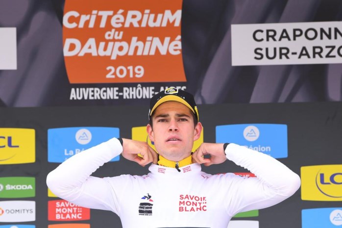 Beresterke Van Aert wint tijdrit, Teuns verliest geel