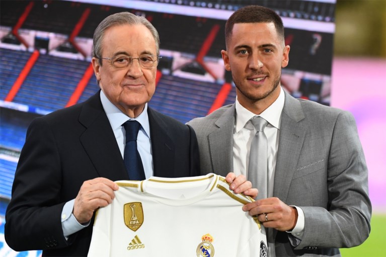 Eden Hazard als koning verwelkomd in Santiago Bernabéu: tienduizenden fans juichen hem toe bij ereronde