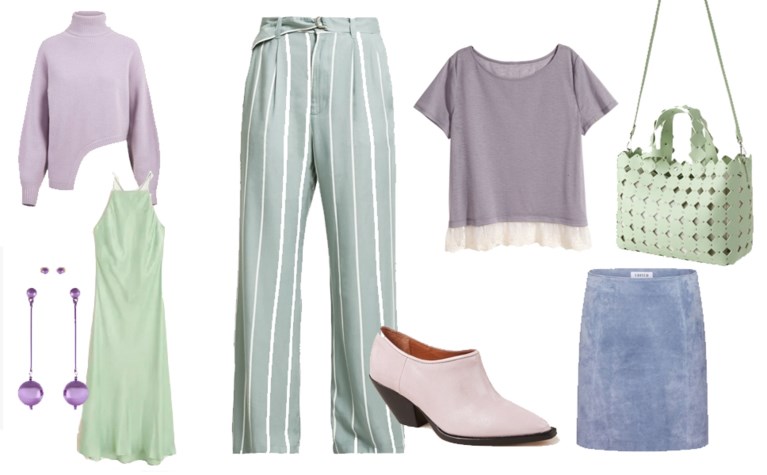 Modetrend van het moment: combineer lavendel met muntgroen