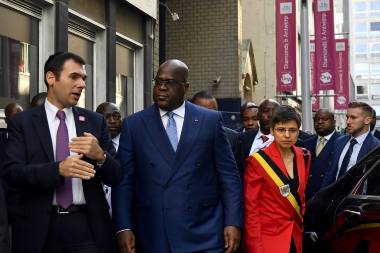 Congolese president brengt bezoek aan Antwerpen