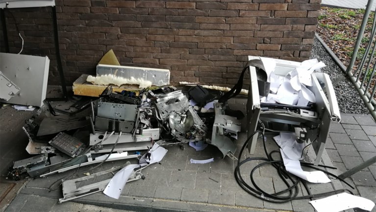 Plofkraak in bankkantoor van Argenta: geen buit, wel veel schade