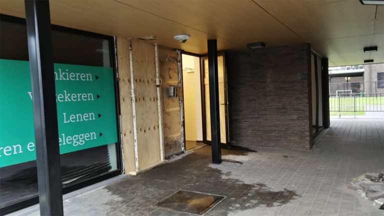 Plofkraak in bankkantoor van Argenta: geen buit, wel veel schade