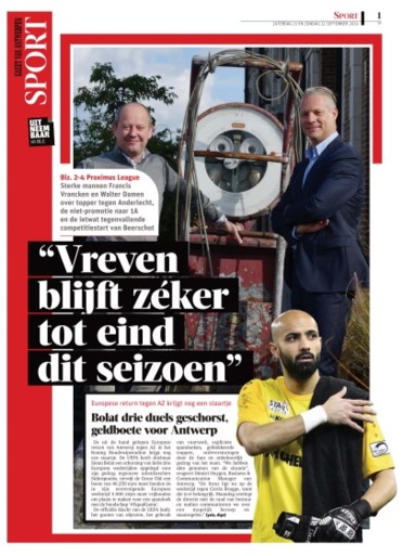 Stijn Vreven ontslagen als coach van Beerschot, Losada neemt over