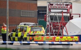 Oplegger met 39 lichamen ging via haven Zeebrugge naar Essex