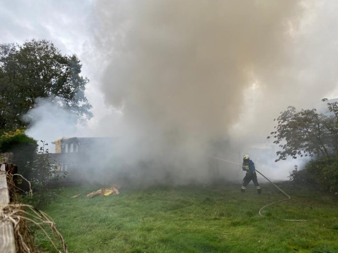 Bungalow brandt volledig uit in Schilde