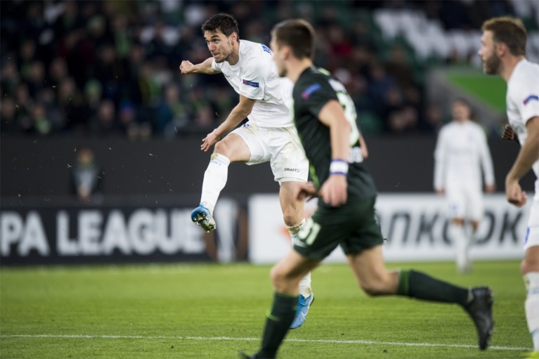 AA Gent stunt in Wolfsburg en heeft Europees overwinteren zo goed als binnen