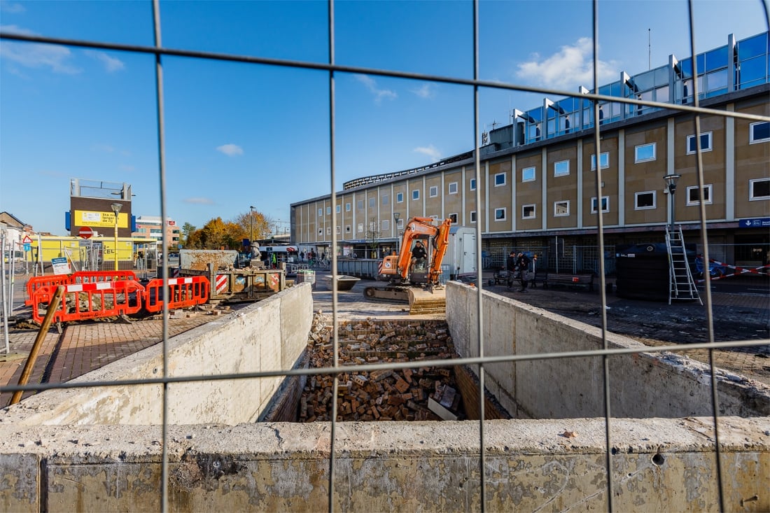 Doorsteek afgesloten voor bouw tijdelijk station (Mechelen) - Gazet van Antwerpen