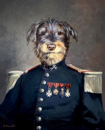 Prins Laurent krijgt hondenschilderij, maar heeft ook tijd voor Delphine Boël