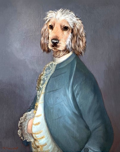 Prins Laurent krijgt hondenschilderij, maar heeft ook tijd voor Delphine Boël