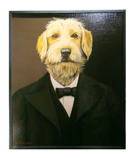 Prins Laurent krijgt hondenschilderij, maar heeft ook tijd voor Delphine Boël