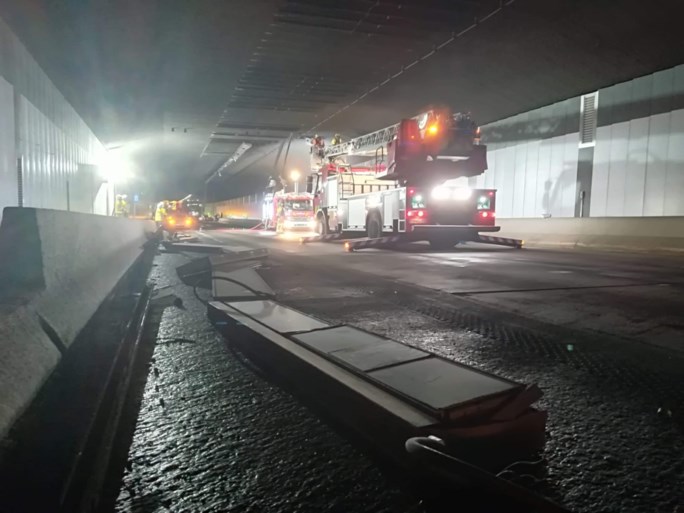 Beverentunnel op Antwerpse Ring weer open na noodherstelling