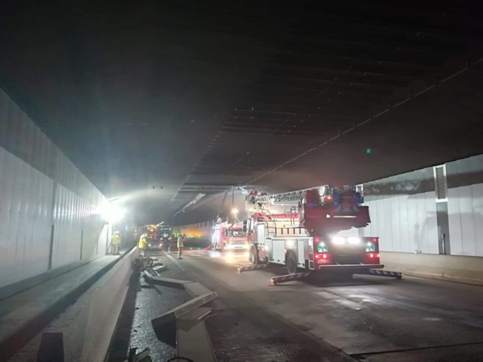 Beverentunnel op Antwerpse Ring weer open na noodherstelling