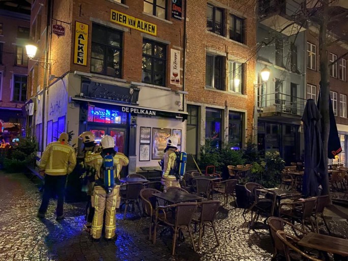 Kelderbrand bij café op de Melkmarkt