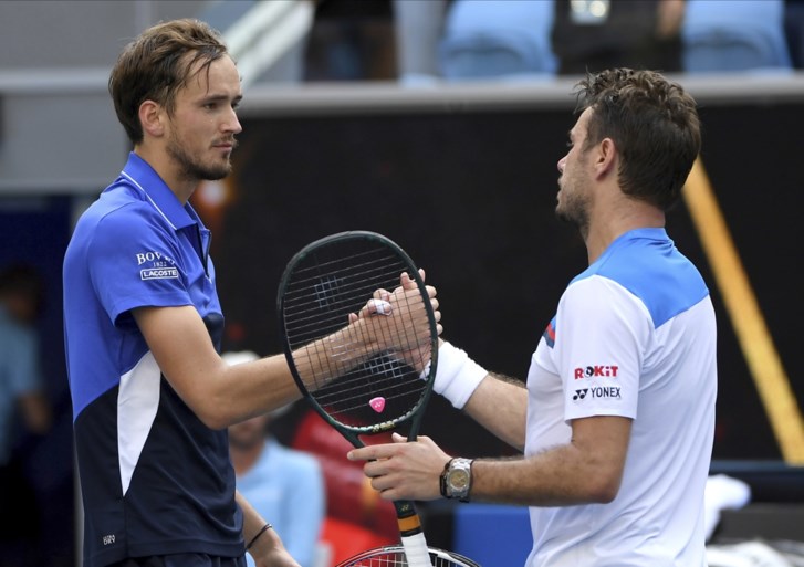 AUSTRALIAN OPEN. Wawrinka schakelt Medvedev uit, Thiem haalt voor het eerst kwartfinales
