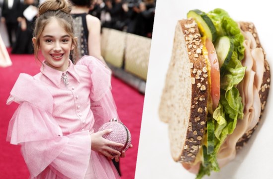 Het Opvallendste Accessoire Op De Oscars Een Sandwich Gazet Van