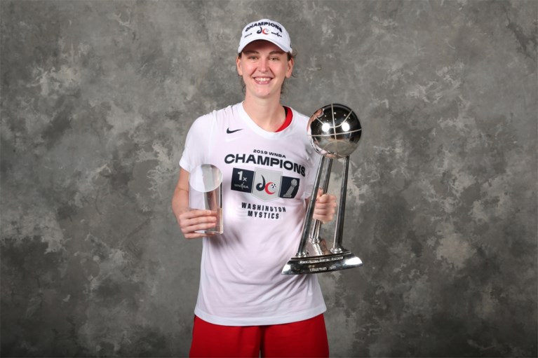 Emma Meesseman speelt een zevende seizoen voor Washington Mystics