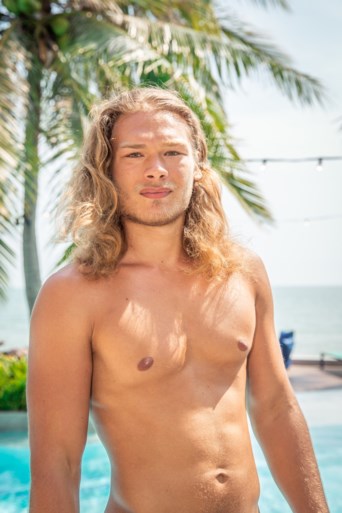 Christophe (23) uit Wuustwezel is een van de verleiders van ‘Temptation island’