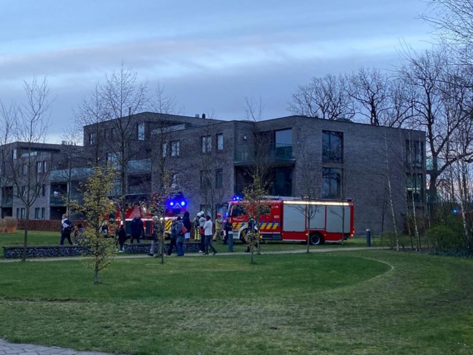 Brand in wasmachine gaat gepaard met hevige rookontwikkeling